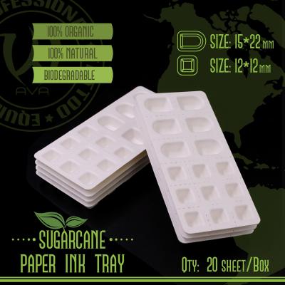 Sugarcane Paper ink tray 20pcs